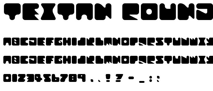 Textan Round font